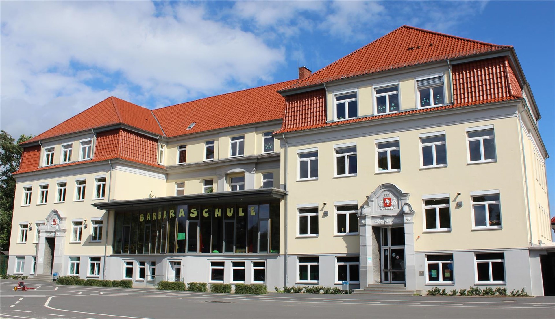 Das Gebäude der Barbaraschule Ahlen