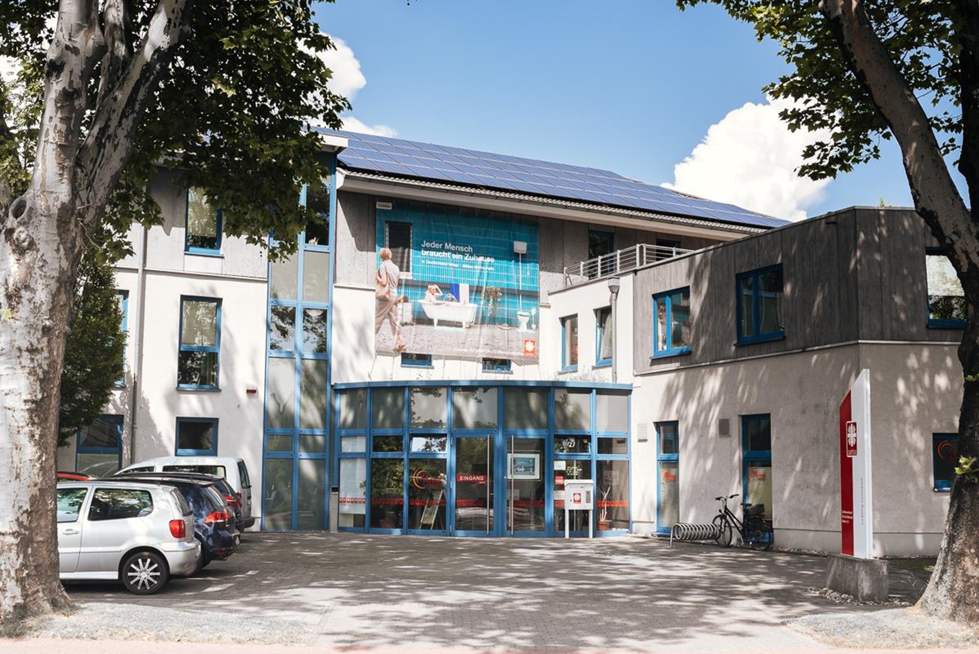 Gebäude der Geschäftsstelle des Caritasverbandes für Ahlen, Drensteinfurt und Sendenhorst e. V. in der Rottmannstraße 27, 59229 Ahlen