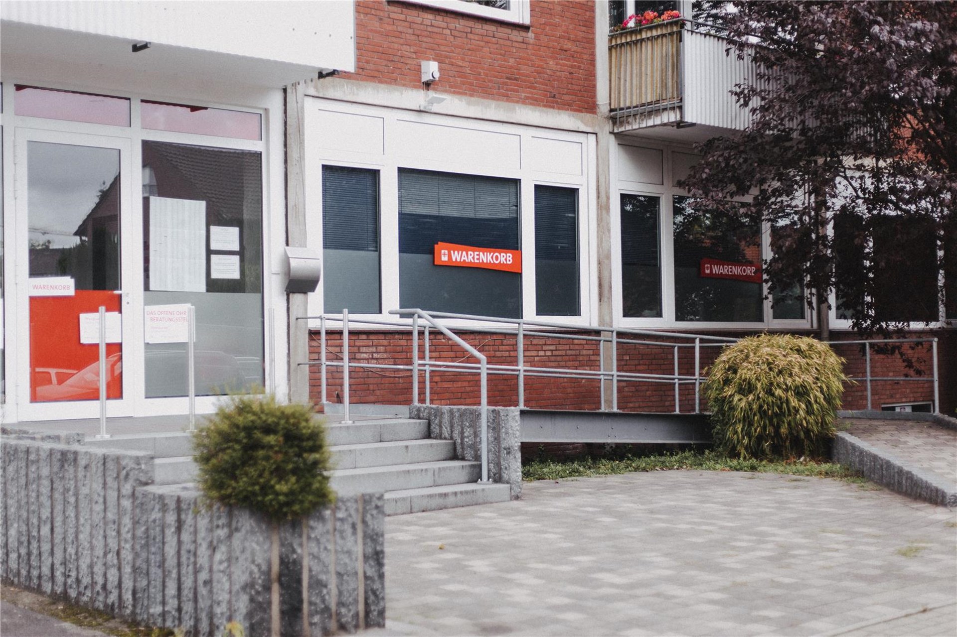 Das Gebäude des Warenkorb in Ahlen