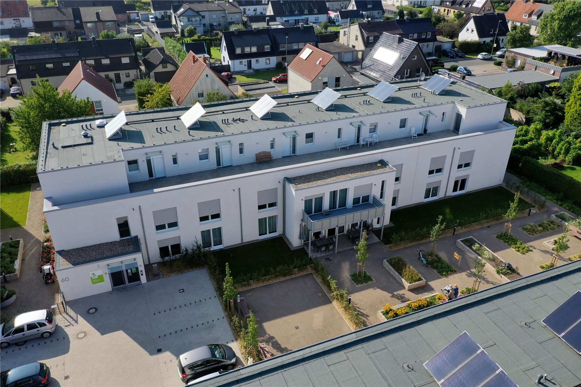 Die Gebäude Caritas Seniorenwohngemeinschaften Ludgeri Höfe 