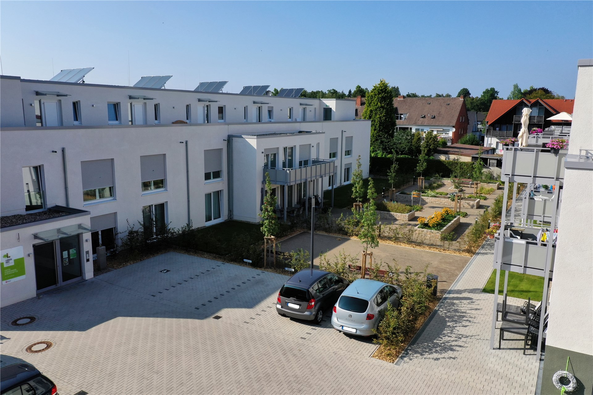 Die Gebäude Caritas Seniorenwohngemeinschaften Ludgeri Höfe 