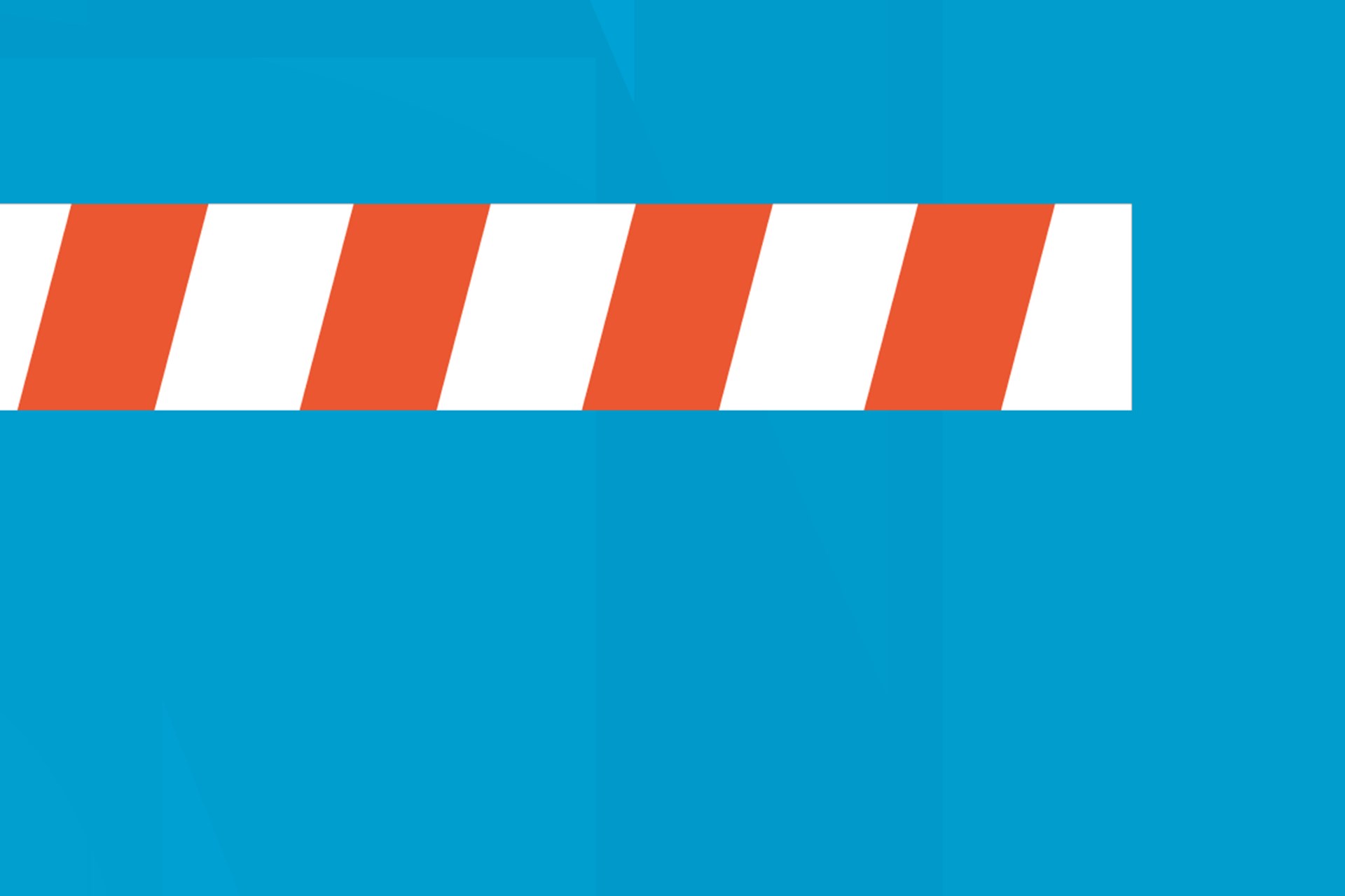 Symbolbild eines Absperrbandes vor blauem Hintergrund
